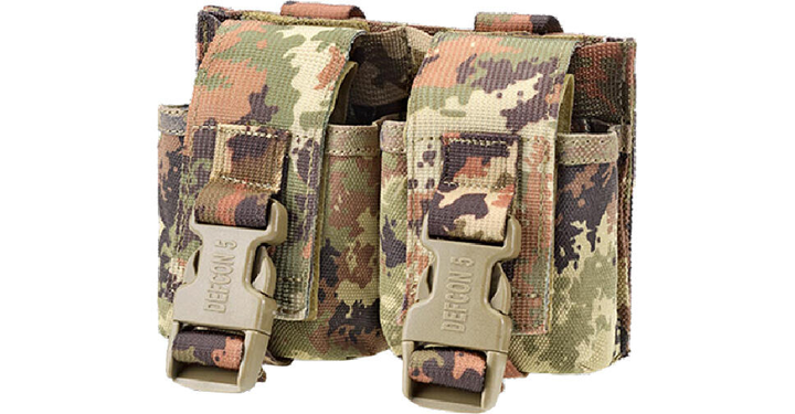 Подсумок Defcon 5 Porta Granate MOLLE Doppio. Camo - изображение 1