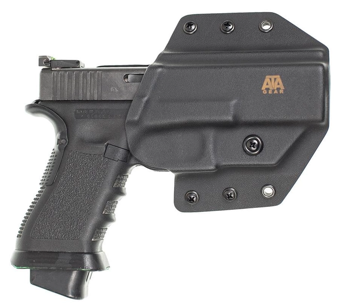 Кобура ATA Gear Hit Factor ver.1 RH під Glock 17. Колір: чорний - зображення 1
