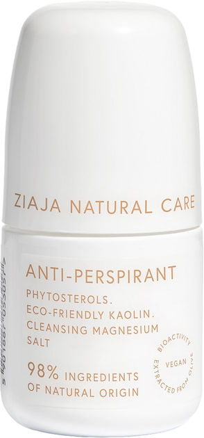 Дезодорант-антиперспірант кульковий Ziaja Natural Care, 60 мл