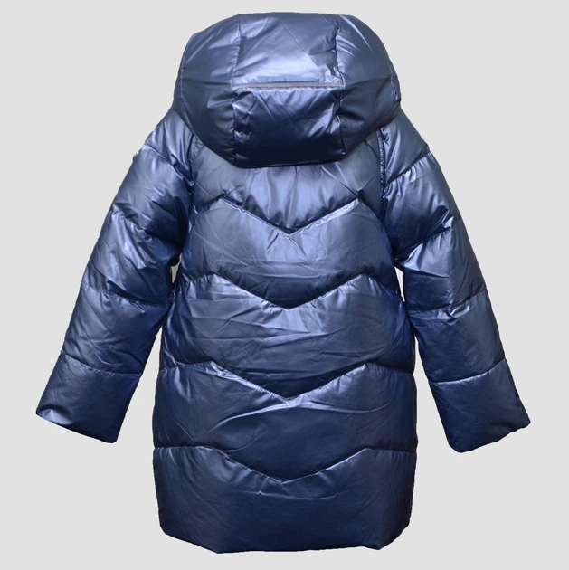 Пальто зимове для дівчинки Kiko/Donilo 5744A 122 см Джинс - зображення 2