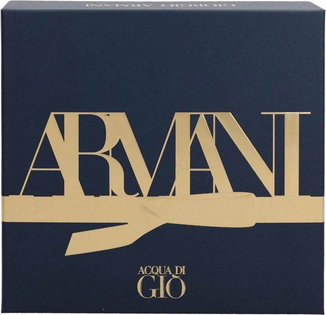 Набір для чоловіків Giorgio Armani Acqua Di Gio Pour Homme Туалетна вода 50 мл + Гель для душу 75 мл + Бальзам після гоління 75 мл (3614273225311) - зображення 3