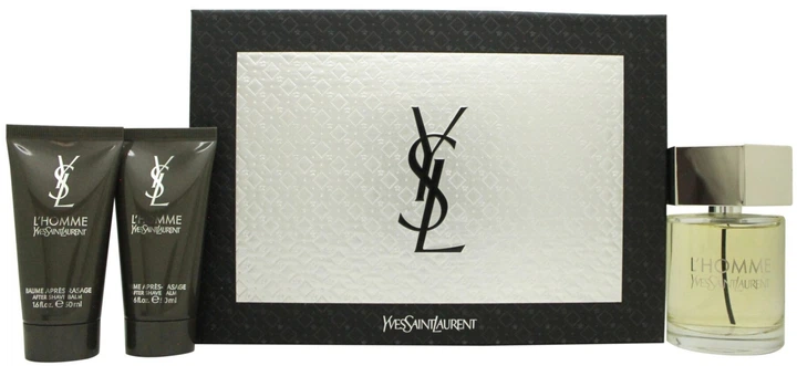 Набір Yves Saint Laurent L'Homme Туалетна вода 100 мл + Бальзам після гоління 2 x 50 мл (3614273873888) - зображення 3