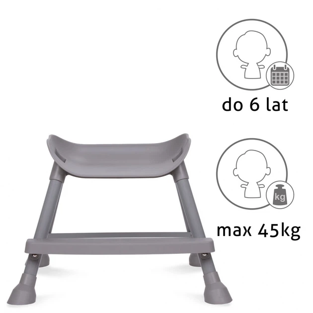 Стульчик для кормления 4в1 Kidwell Eatan Grey - изображение 4