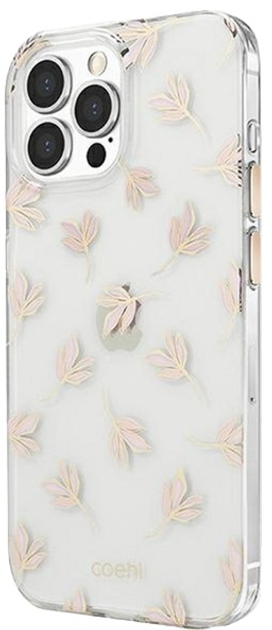 Etui Uniq Coehl Fleur do Apple iPhone 13/13 Pro Różowy (8886463678800) - obraz 1