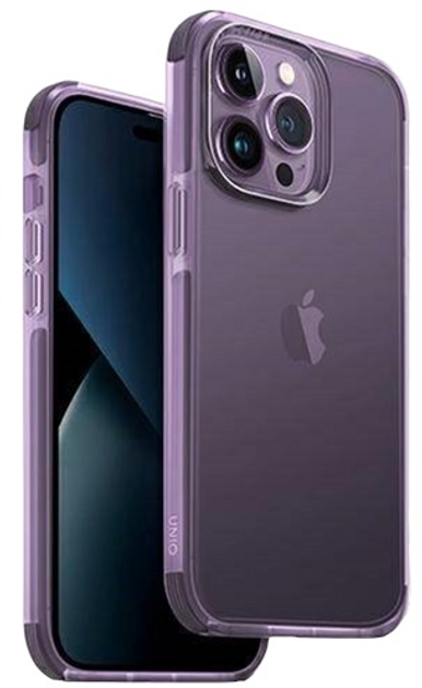Панель Uniq Combat для Apple iPhone 14 Pro Max Fig purple (8886463683651) - зображення 1