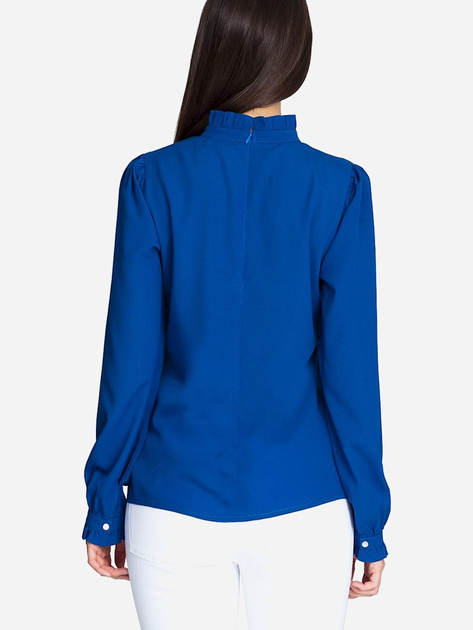 Блузка жіноча Figl M595 S Синя (5902194348454) - зображення 2