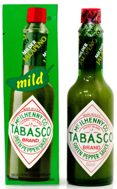 Соус Tabasco Green Pepper Sauce 60 мл. - Фото 1 Соус Tabasco Green Pepper Sauce 60 мл. - изображение 1