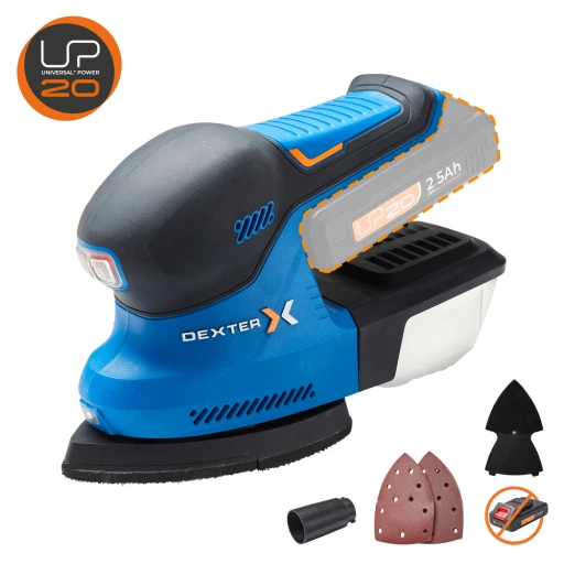 Дельташліфмашина акумуляторна Dexter 20VMFS2.1 - изображение 2
