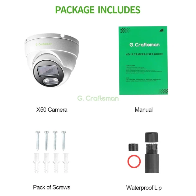 Потолочная камера XMeye X 5MP 25FPS Indoor POE IP Focus: 2.8mm Белый (sv2739) - изображение 2