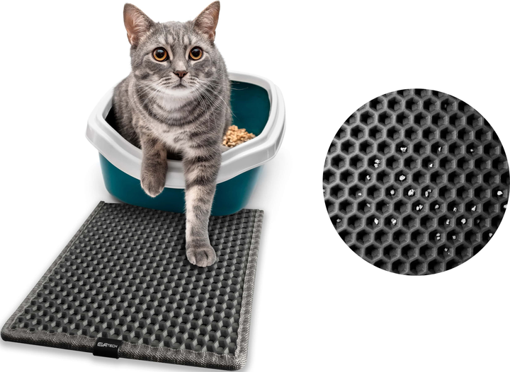 Коврик двухслойный для кошачьего лотка (туалета) EVAtech Kitty 33х30 ...