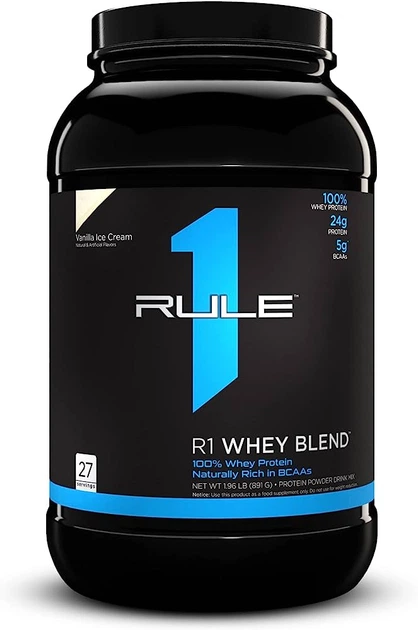 Протеїн Rule One Whey Blend 908 gram ( Vanilla Ice Cream ) - Фото 1 Протеїн Rule One Whey Blend 908 gram ( Vanilla Ice Cream ) - зображення 1