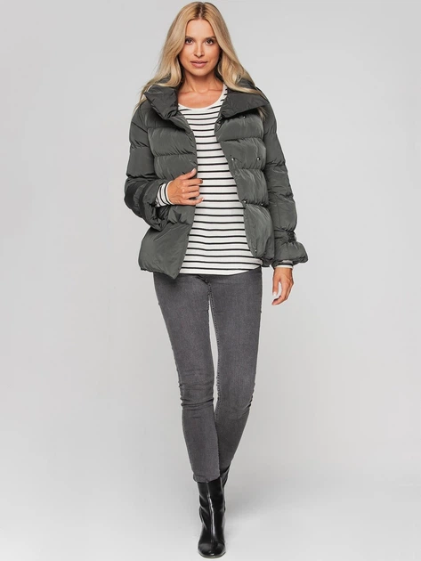 Куртка демісезонна коротка жіноча PERSO BLH211020F 3XL Сіра (5908312934240) - зображення 3