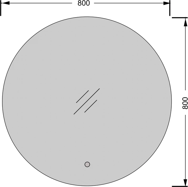 Зеркало МОЙДОДЫР Eclipse 80x80 S с LED-подсветкой - изображение 6