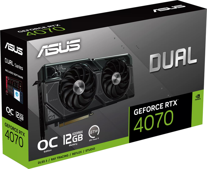 Karta graficzna ASUS PCI-Ex GeForce RTX 4070 DUAL OC 12GB GDDR6X (192bit) (2520/21000) (1 x HDMI, 3 x DisplayPort) (DUAL-RTX4070-O12G) - obraz 13