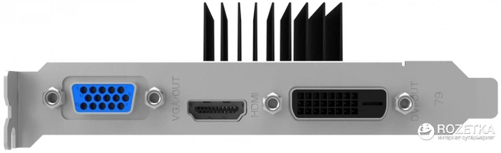 Відеокарта Palit PCI-Ex GeForce GT 710 2048MB DDR3 (64bit) (954/1600) (VGA, DVI, HDMI) - зображення 3