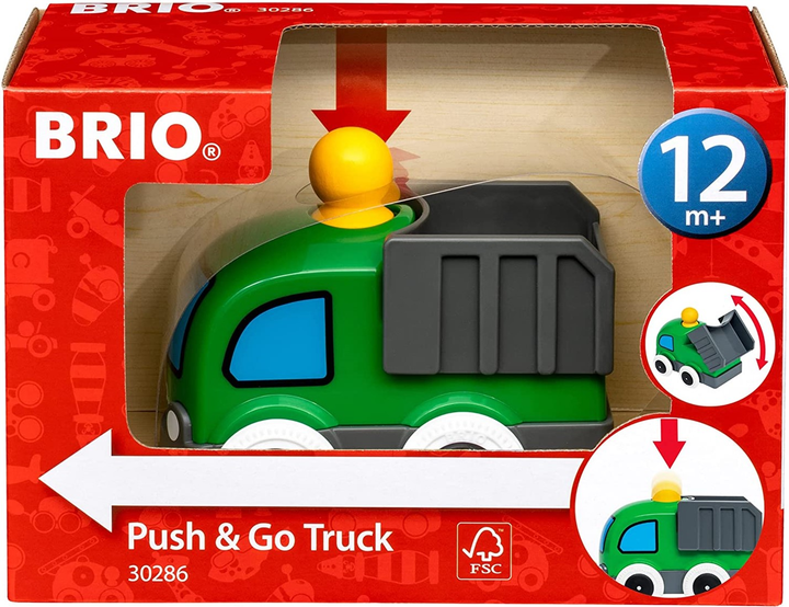 Іграшка-каталка Ravensburger Brio Push & Go Вантажівка (7312350302868) - зображення 4
