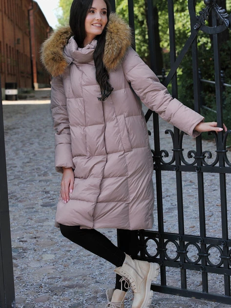 Kurtka zimowa damska PERSO BLH220011FR 2XL Różowa (5905080201000) - obraz 4