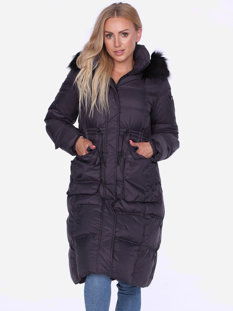 Куртка зимова жіноча PERSO BLH220027FXF 2XL Сіра (5908312939245) - зображення 1