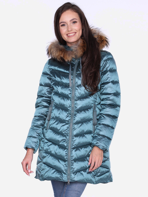 Куртка зимова жіноча PERSO BLH220036FR L Смарагдова (5908312938385) - зображення 1