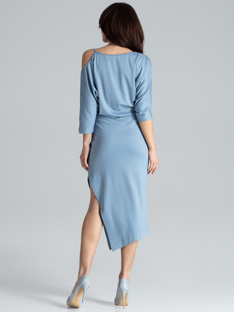 Сукня жіноча Lenitif K479 S Синя (5902194352529) - зображення 2