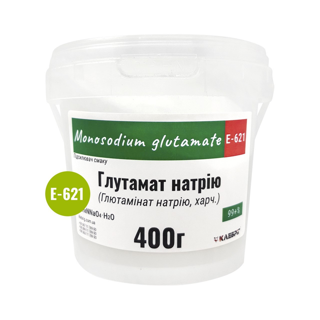 Глутамат натрію Klebrig 400г Харчова добавка Е-621 ГЛУТМН-Х-0,4 – фото ...