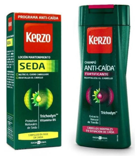 Набір проти випадіння волосся Kerzo Anti-Hair Loss Maintenance Лосьон 150 мл + Шампунь 250 мл (8411802397618) - зображення 1