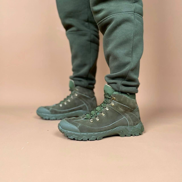 Тактические ботинки Побратим - 7, весна-лето на шнуровке, размер 40, Оливковый - изображение 1