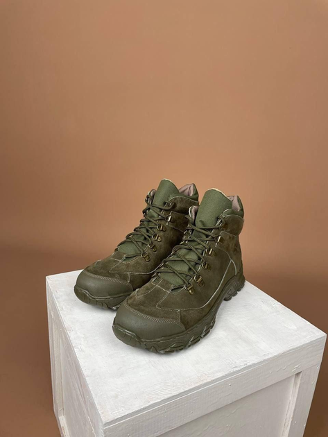 Тактические ботинки Побратим - 7, весна-лето на шнуровке, размер 40, Оливковый - изображение 2