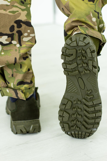 Летние тактические кроссовки Low kick, Оливковый, 45 размер - изображение 2