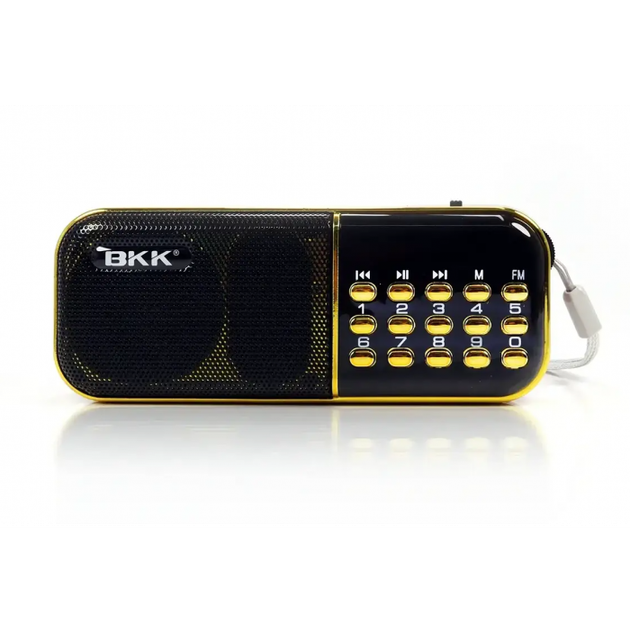 Радиоприёмник с FM USB MicroSD BKK B837 радио на аккумуляторе 18650 - изображение 1