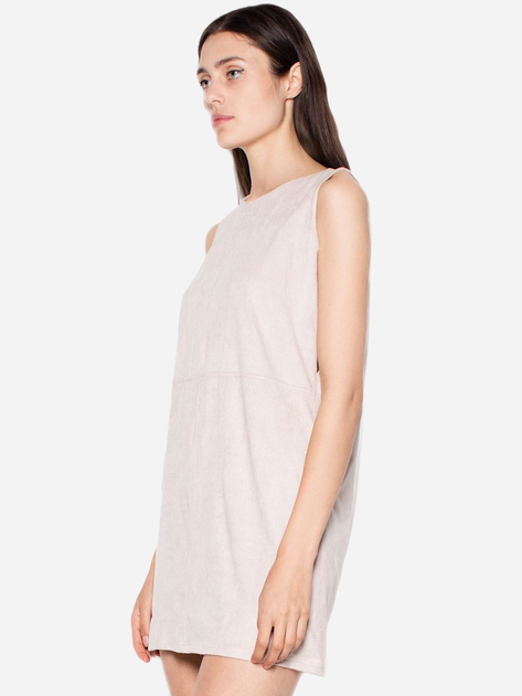 Sukienka na ramiączkach damska mini Venaton VT071 XL Beżowa (5902670307951) - obraz 3