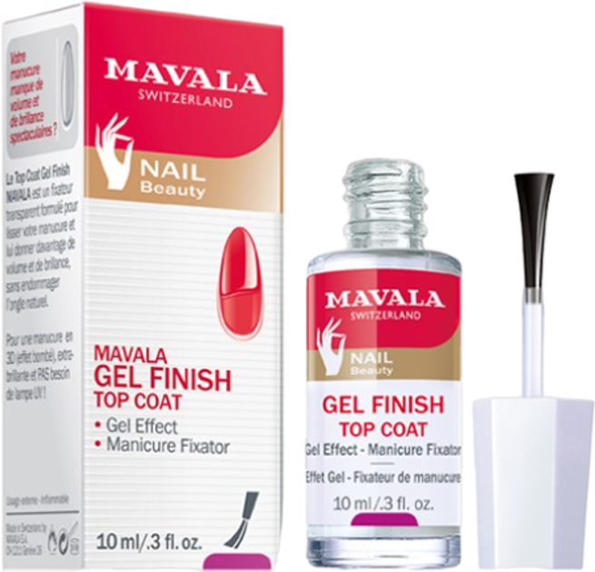 Top do paznokci bez lepkiej warstwy Mavala Top Coat Acabado Gel 10 ml (7618900996052) - obraz 1