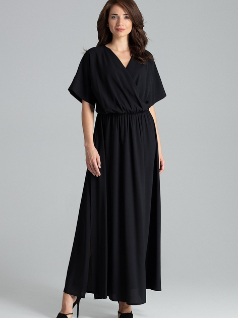 Сукня жіноча Lenitif L055 2XL Чорне (5902194376617) - зображення 1