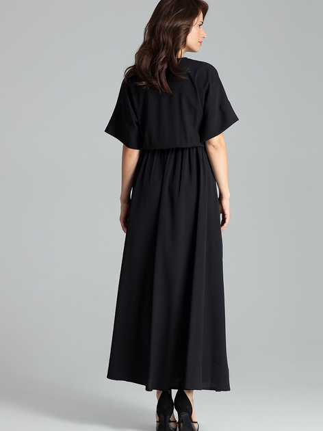Сукня жіноча Lenitif L055 XL Чорна (5902194372626) - зображення 2