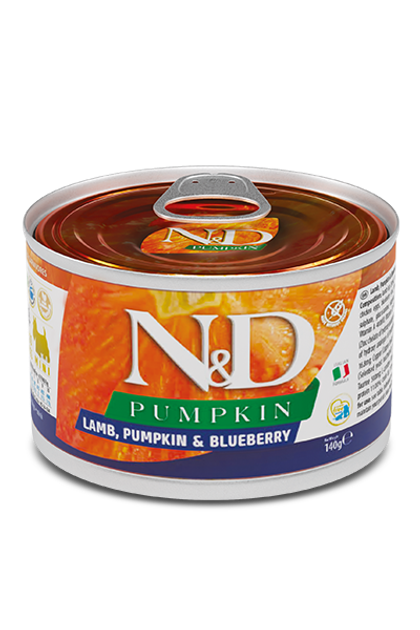 Вологий корм Farmina N&D Grain Pumpkin Lamb Adult Mini для собак ...