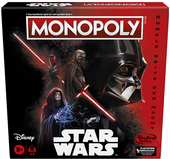 Gra planszowa Hasbro Monopoly Star Wars Ciemna Strona Mocy (5010994179007) - obraz 1