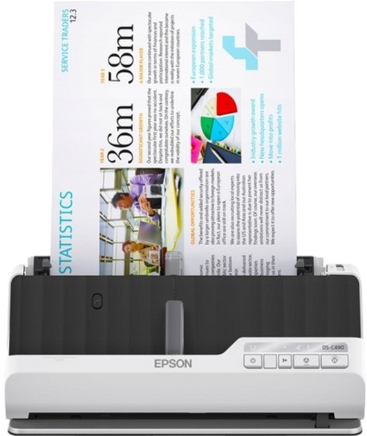 Сканер Epson DS-C490 White (8715946718293) - зображення 1