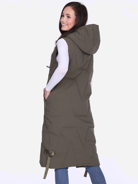 Kamizelka damska PERSO BLH220050F 2XL Khaki (5908312938644) - obraz 2