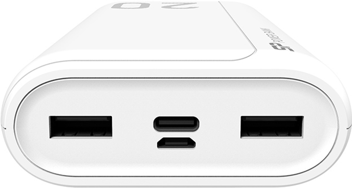 Powerbank Silicon Power GS15 20000 mAh White (SP20KMAPBKGS150W) - obraz 3