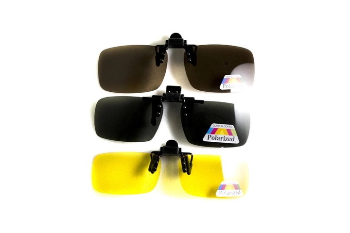 Полярізаційна накладка на окуляри (жовта) - зображення 2
