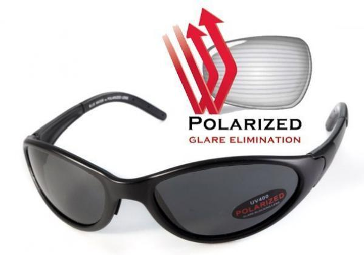 Окуляри поляризаційні BluWater Venice Polarized (gray) чорні - зображення 1