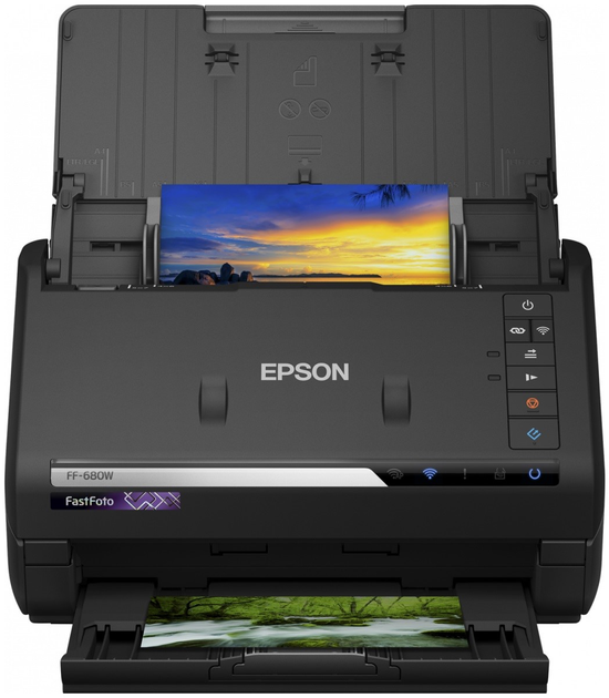 Сканер Epson FastFoto FF-680W Black (B11B237401) – фото, отзывы ...