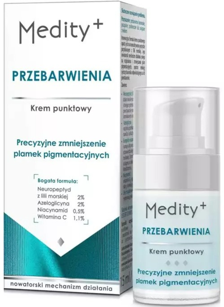 Krem do twarzy Medity+ Spot Pigmentation 15 ml (5906323009438) - obraz 1