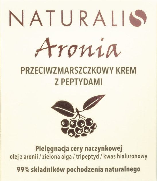 Krem do twarzy Naturalis Aronia Anti-Wrinkle 50 ml (5907573460642) - obraz 2
