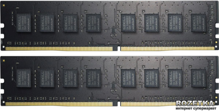Оперативна пам'ять G.Skill DDR4-2400 16384MB PC4-19200 (Kit of 2x8192) Value (F4-2400C15D-16GNT) - зображення 1