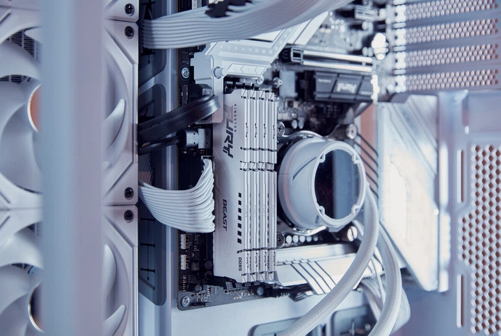 Оперативна пам'ять Kingston Fury DDR5-5200 16384MB PC5-41600 Beast AM5 White (KF552C36BWE-16) - зображення 6