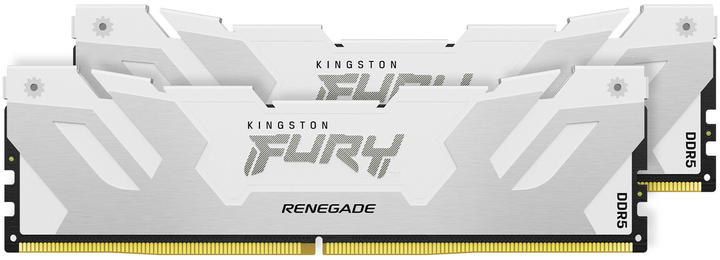 Оперативна пам'ять Kingston FURY DDR5-6000 32768MB PC5-48000 (Kit of 2x16384) Renegade 1Rx8 White (KF560C32RWK2-32) - зображення 2