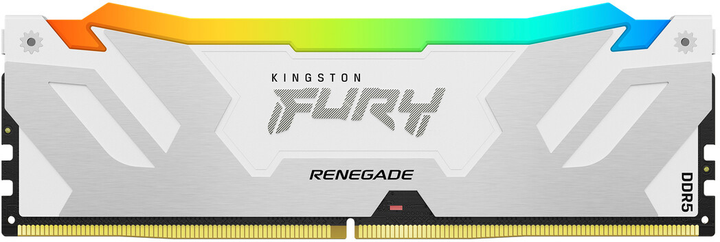 Pamięć Kingston FURY DDR5-6400 32768MB PC5-51200 (Kit of 2x16384) Renegade RGB 1Rx8 White (KF564C32RWAK2-32) - obraz 3