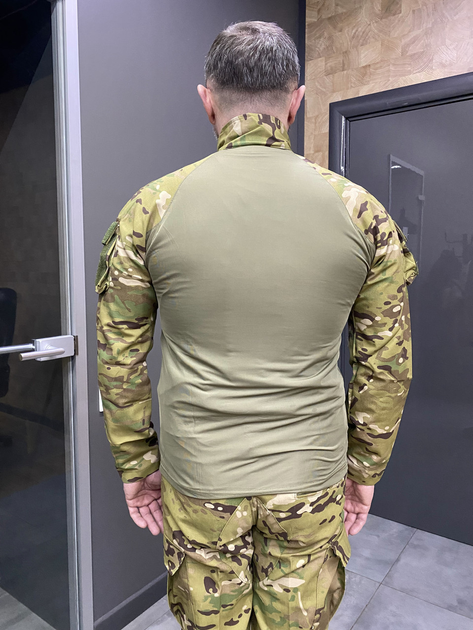 Армейская тактическая рубашка Убакс Мультикам Койот L - изображение 2