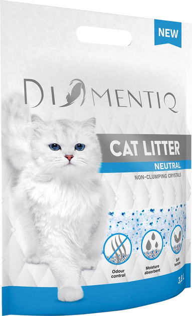 Наповнювач котячий Diamentiq Cat litter Нейтральний силіконовий не злипається 3.8 л (DLKDIQZWI0002) - зображення 2